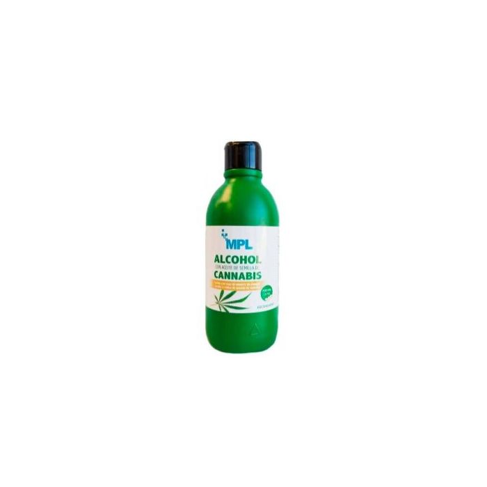 Alcohol con Aceite de Cannabis