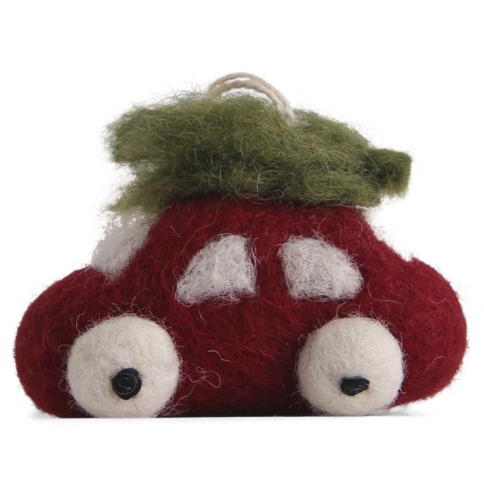 Coche con ¨¢rbol de Navidad