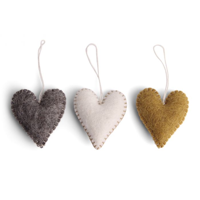 Set de 3 Corazones
