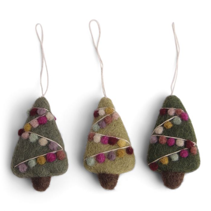 Set de 3 ¨¢rbol de Navidad Mini