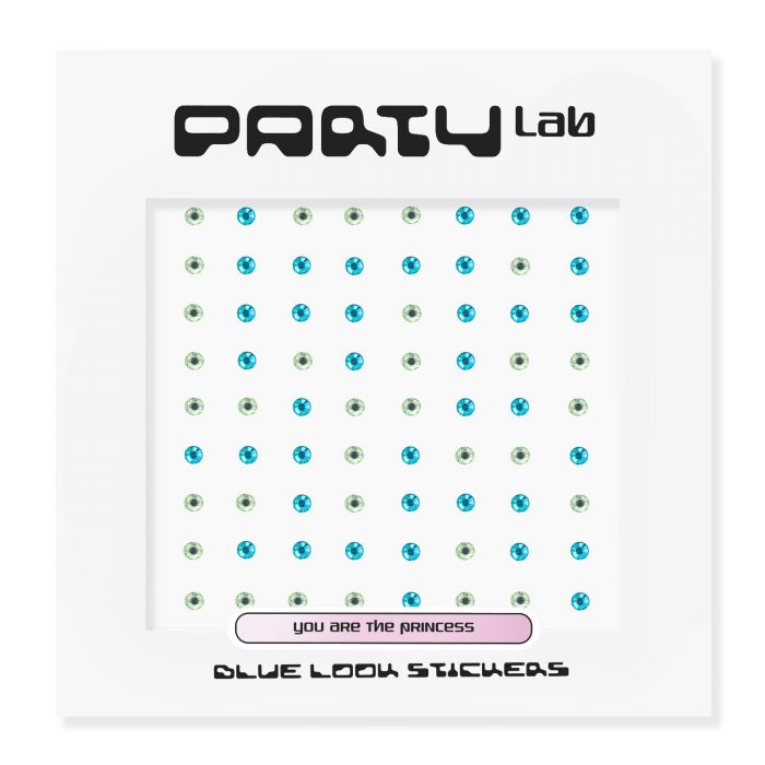 Party Lab Stickers Blue Look