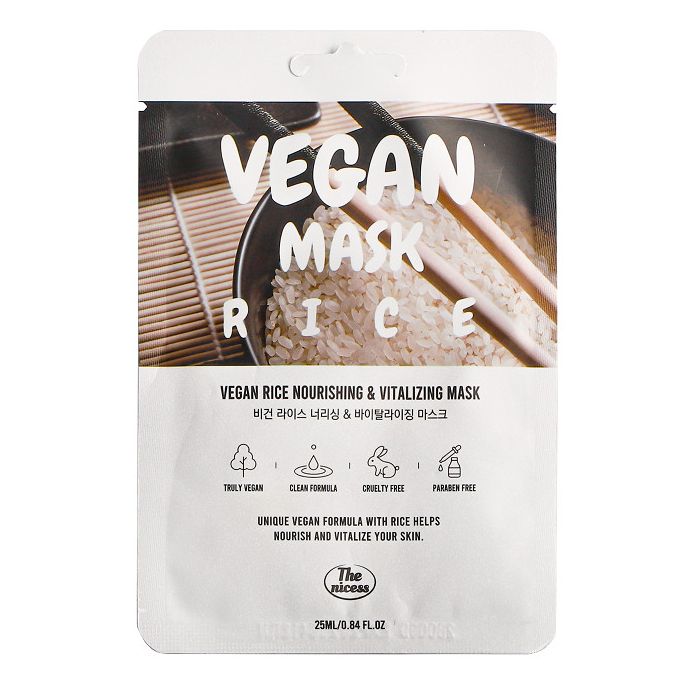 Mascarilla Facial Vegan Rice Nourishing & Vitalizing Mask