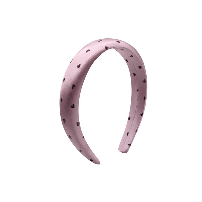Oh My Hair Diadema Velvet Hearts Rosa
