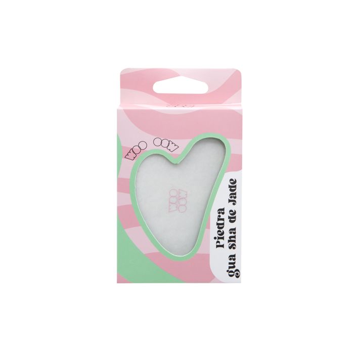 Piedra Gua Sha De Jade Blanco