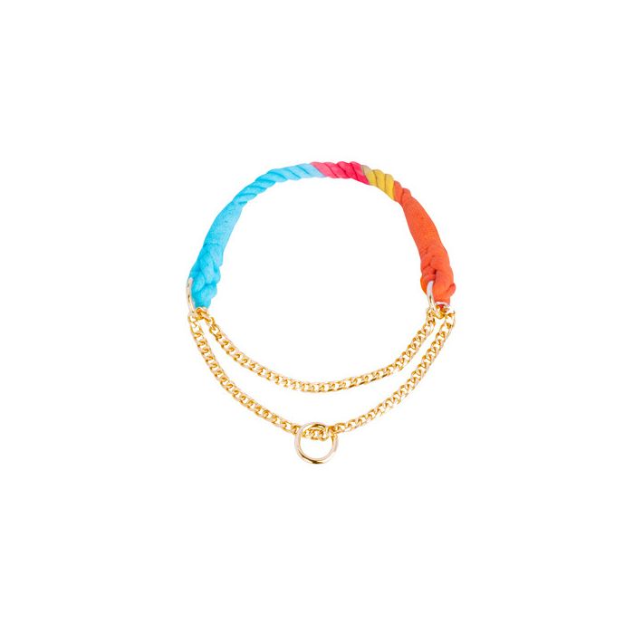Collar Adiestramiento Rainbow con Cadena