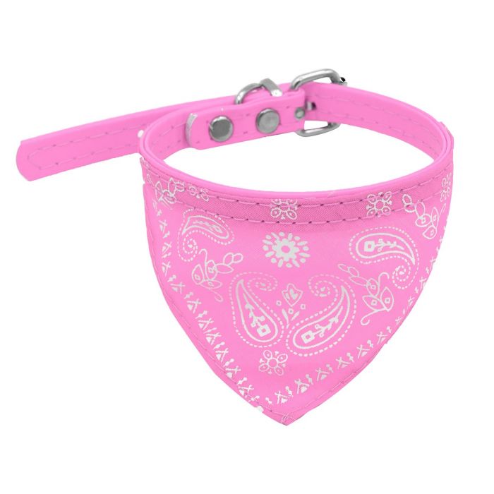Collar Bandana Rosa