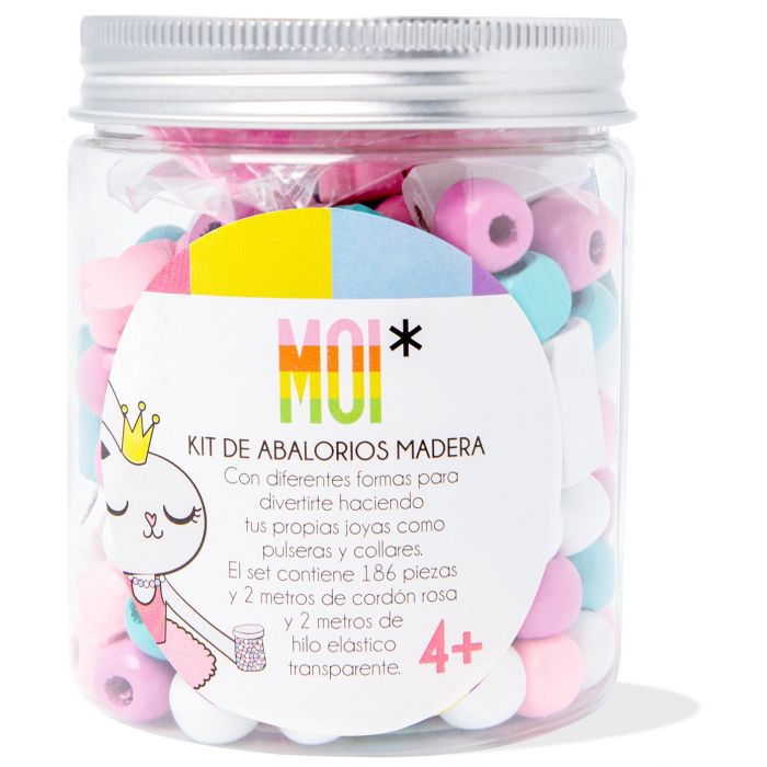 Kit Abalorios Madera