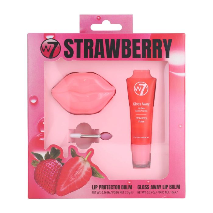 Strawberry Kit B¨¢lsamo Labial Protector + Brillo Labial