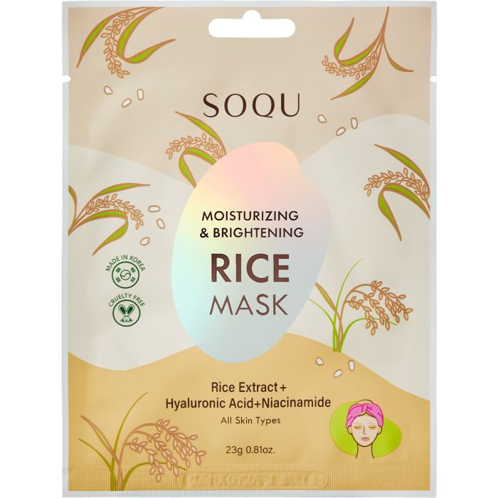 Moisturizing & Brightenning Rice Mascarilla