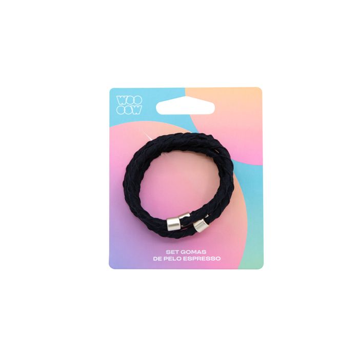 Set Gomas de Pelo Espresso