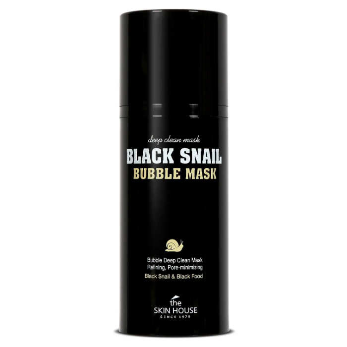 Black Snail Bubble Mascarilla