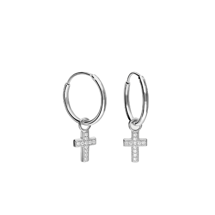 Pendientes de Plata Halo