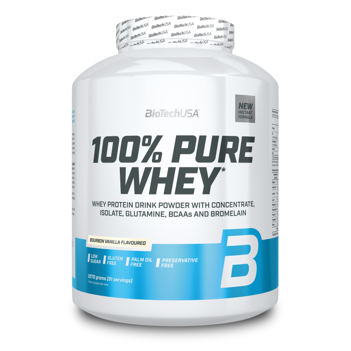 100% Pure Whey Bourbon Vainilla Complemento alimenticio en polvo