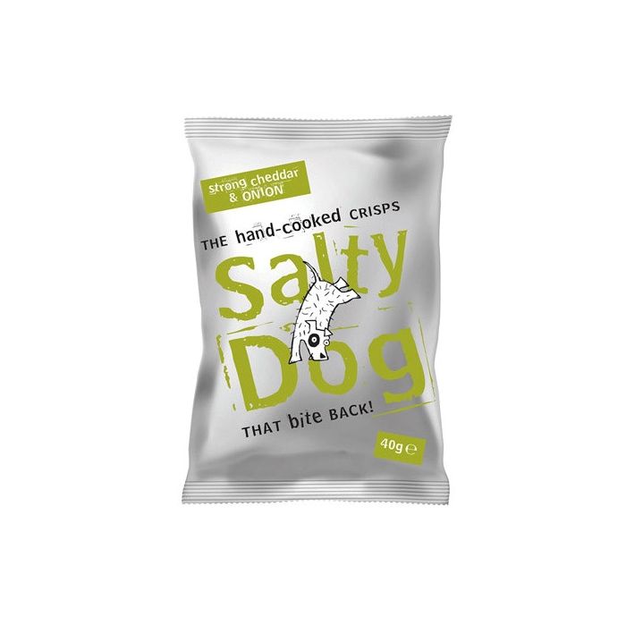 Salty Dog Hand Coocked Strong Cheedar and Onion