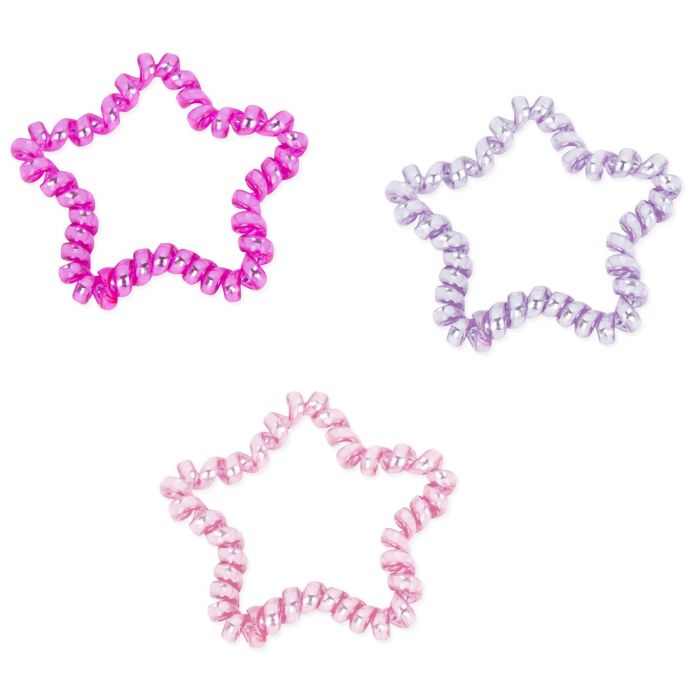 Gomas Cables Estrellas Rosas