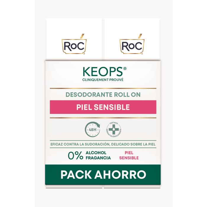 Duplo Keops Desodorante Sensitive Roll-on
