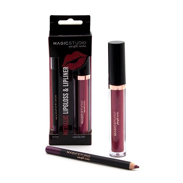 Brillo de Labios Met¨¢lico & Delineador de Labios